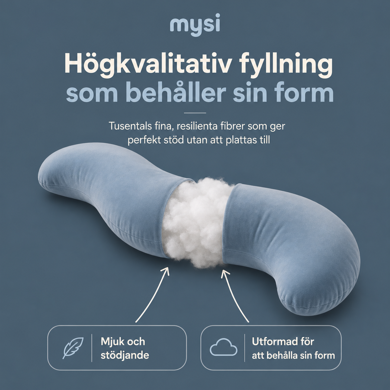 Mysi Kroppskudde